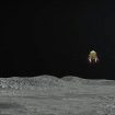 locates moon lander
